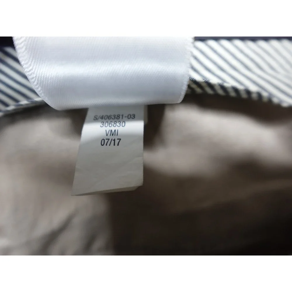 Banana Republic Mens Aiden Chino Pants 35x30‎ Navy Blue Slim Fit 100% Cotton